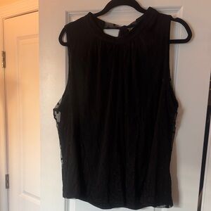 Bomi Textured Dot Knit Sleeveless Top